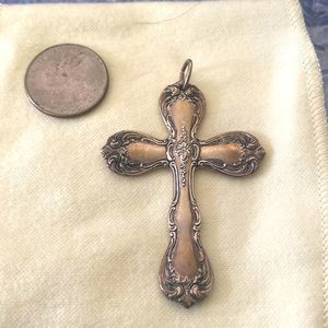 Vintage Towle sterling silver cross